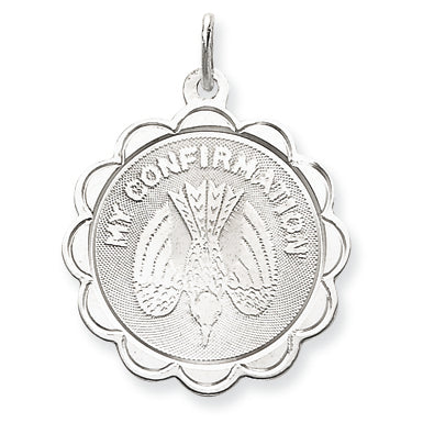 Sterling Silver My Confirmation Disc Charm