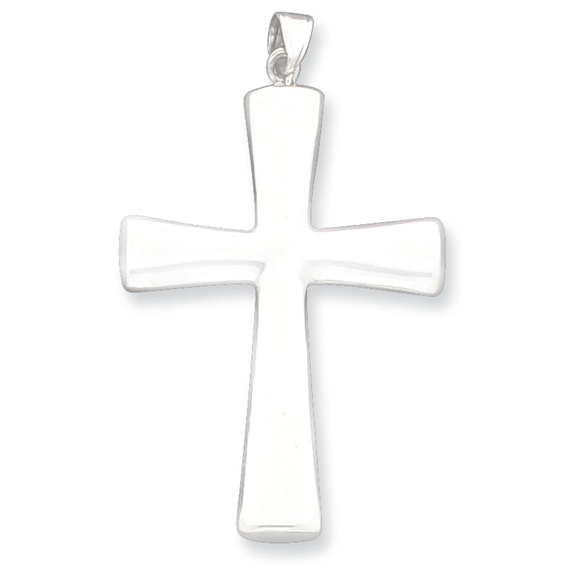 Sterling Silver Hollow Cross Pendant