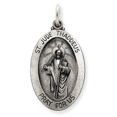 Sterling Silver Saint Jude Thaddeus Medal