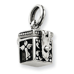 Sterling Silver Angel Prayer Box Charm