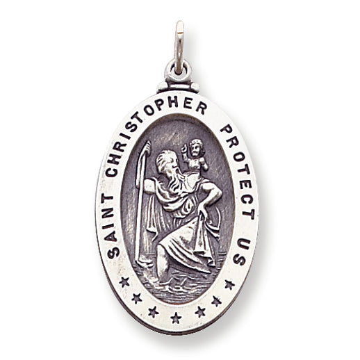 Sterling Silver St. Christopher Medal