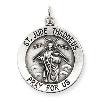 Sterling Silver St. Jude Thaddeus Medal