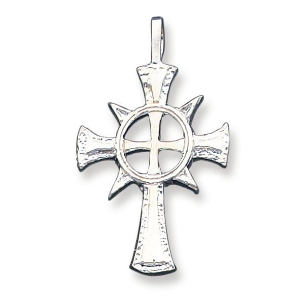 Sterling Silver Iona Cross Pendant