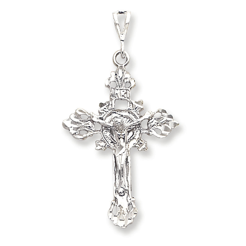 Sterling Silver INRI Crucifix Pendant