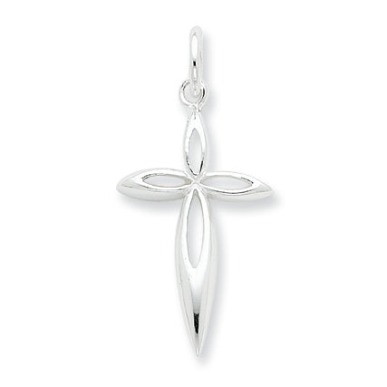 Sterling Silver Passion Cross Charm