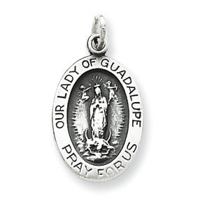 Sterling Silver Our Lady of Guadalupe Medal