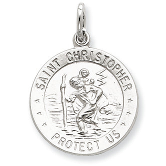 Sterling Silver Saint Christopher Medal