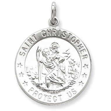 Sterling Silver Saint Christopher Medal