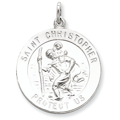 Sterling Silver Saint Christopher Medal