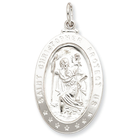 Sterling Silver Saint Christopher Medal