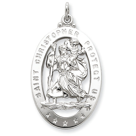 Sterling Silver Saint Christopher Medal