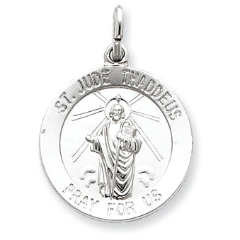 Sterling Silver Saint Jude Thaddeus Medal