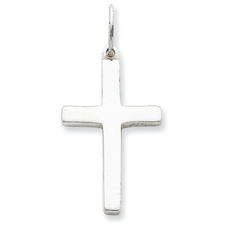 Sterling Silver Polished Cross Pendant