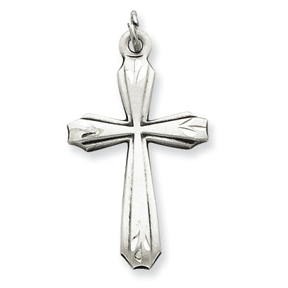 Sterling Silver Antiqued Cross Pendant