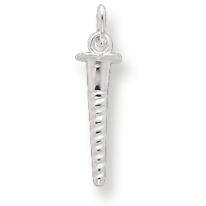 Sterling Silver Screw Charm