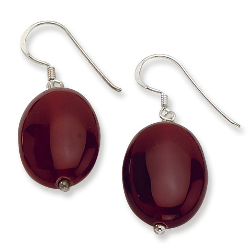 Sterling Silver Carnelian Earrings