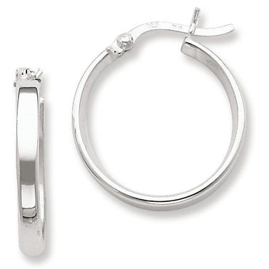 Sterling Silver 20mm Hoop Earrings