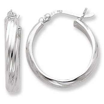 Sterling Silver 20mm Hoop Earrings