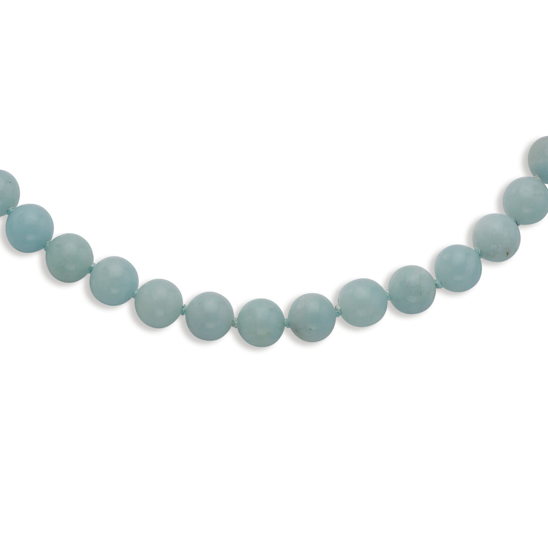8-8.5mm Smooth Beaded Amazonite Necklace
