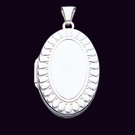 Sterling Silver Oval Locket