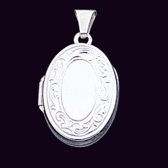 Sterling Silver Oval Locket