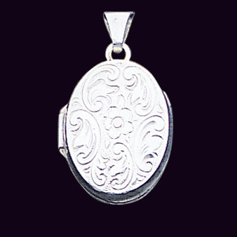 Sterling Silver Oval Locket