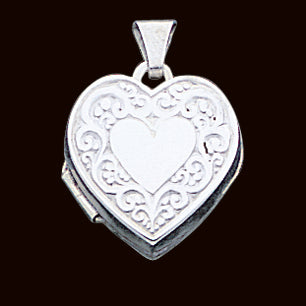 Sterling Silver Heart Locket