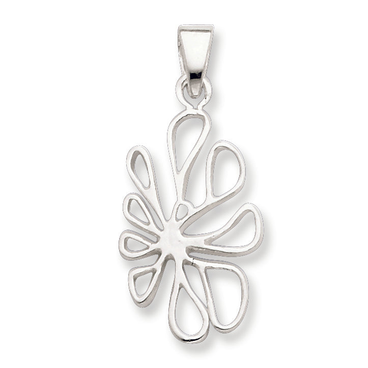 Sterling Silver Polished Freeform Pendant