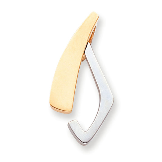 14K Gold Two-tone Fits up to 6mm Omega, 8mm Reversible, Omega Slide