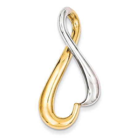14K Gold Two-tone Slide