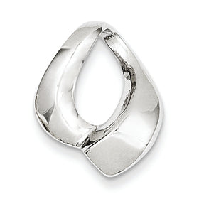14K White Gold Fits up to 6mm Regular & 8mm Fancy/Reversible Fancy Omega Sl