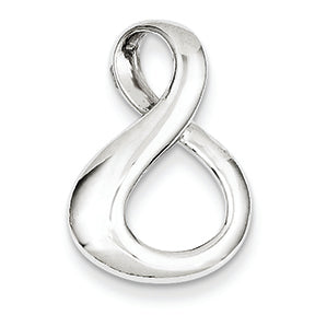 14K White Gold Fits up to 2.5mm Regular & 4mm Fancy/Reversible Fancy Omega 