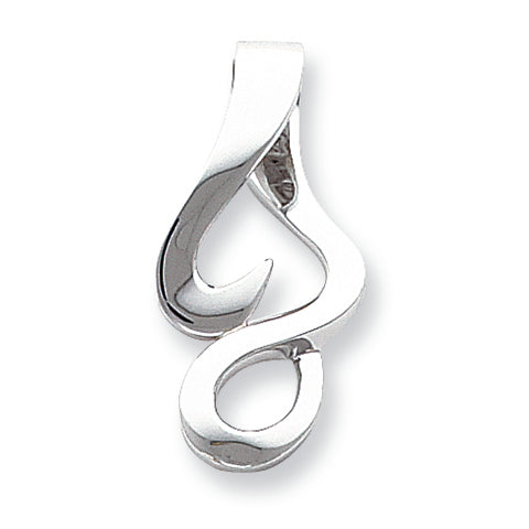 14K White Gold Fits up to 10mm Regular & 8mm Fancy/Reversible Fancy Omega S