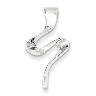 14K White Gold Chain Slide