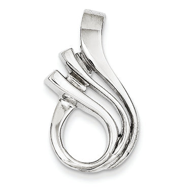 14K White Gold Fits up to 5mm Omega, 6mm Reversible, Omega Slide"