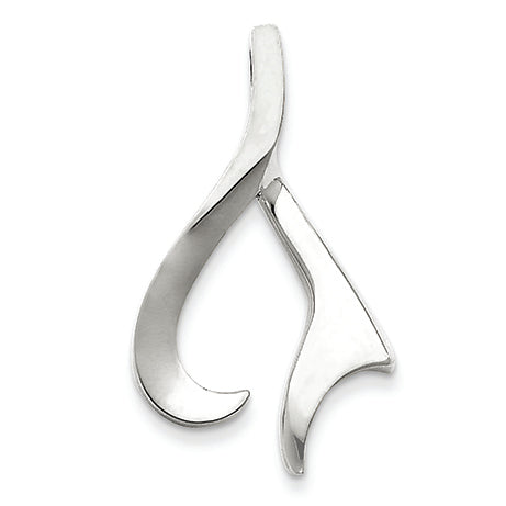 14K White Gold Slide