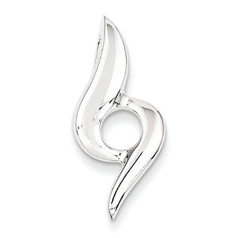 14K White Gold Fits up to 6mm Omega, 8mm Reversible, Omega Slide"