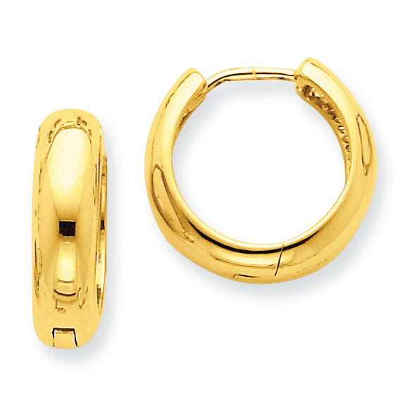 14K Gold Huggie Earrings