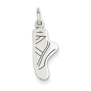 14K White Gold Ballerina Shoe Charm