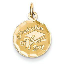 14K Gold Graduation Cap Charm