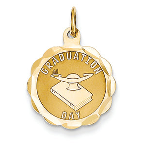 14K Gold Graduation Day Charm