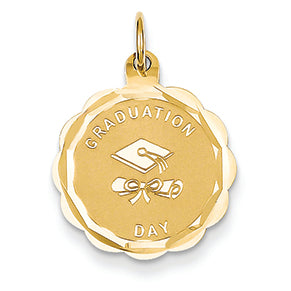 14K Gold Graduation Day Charm