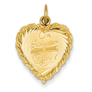 14K Gold Graduation Day Charm