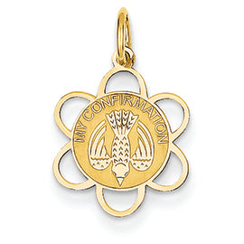 14K Gold My Confirmation Charm