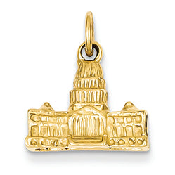 14K Gold Capital Bldg Charm