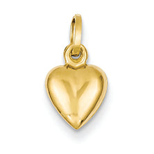 14K Gold Heart Charm