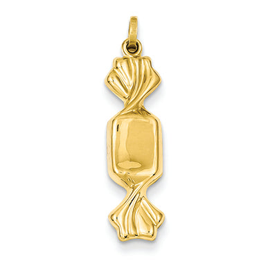 14K Gold Wrapped Candy Piece Charm