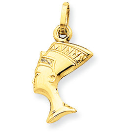 14K Gold Nefertiti Charm