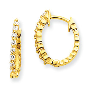 14K Gold Diamond Earring Mtg