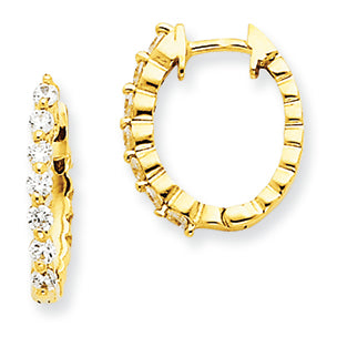 14K Gold Diamond Earring Mtg